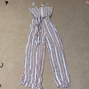 Striped Jumpsuit